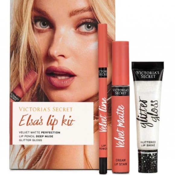 Victoria's Secret Other - Victoria’s Secret Elsa Lip Kit Stain Gloss Pencil